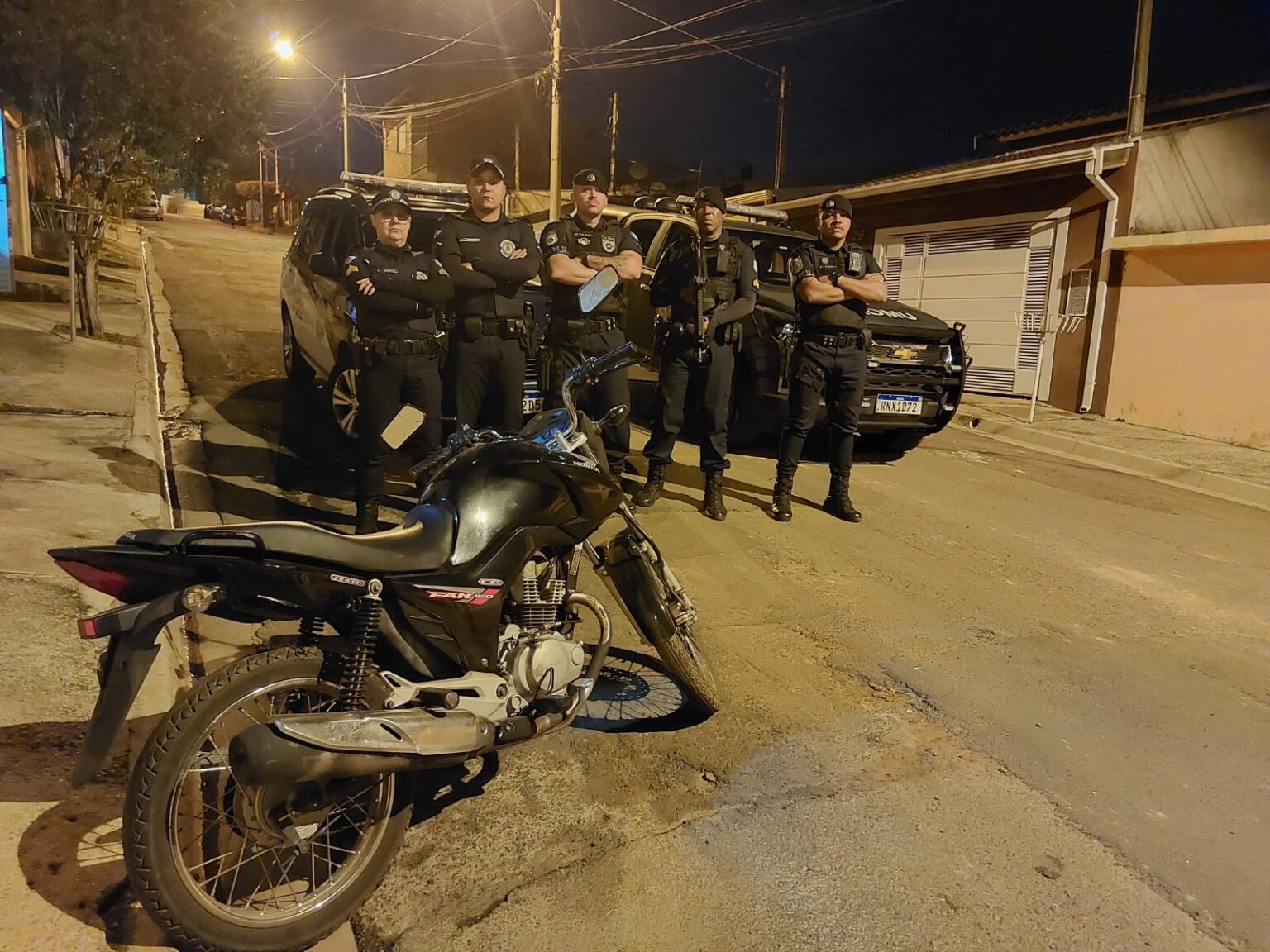 Moto roubada é encontrada em Cosmópolis